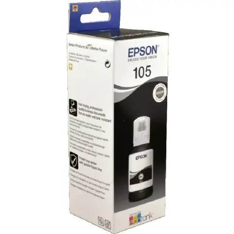 Epson 105 czarny - Tusza do Epson EcoTank ET-7700, ET-7750, L-7100, L-7160, L-7180